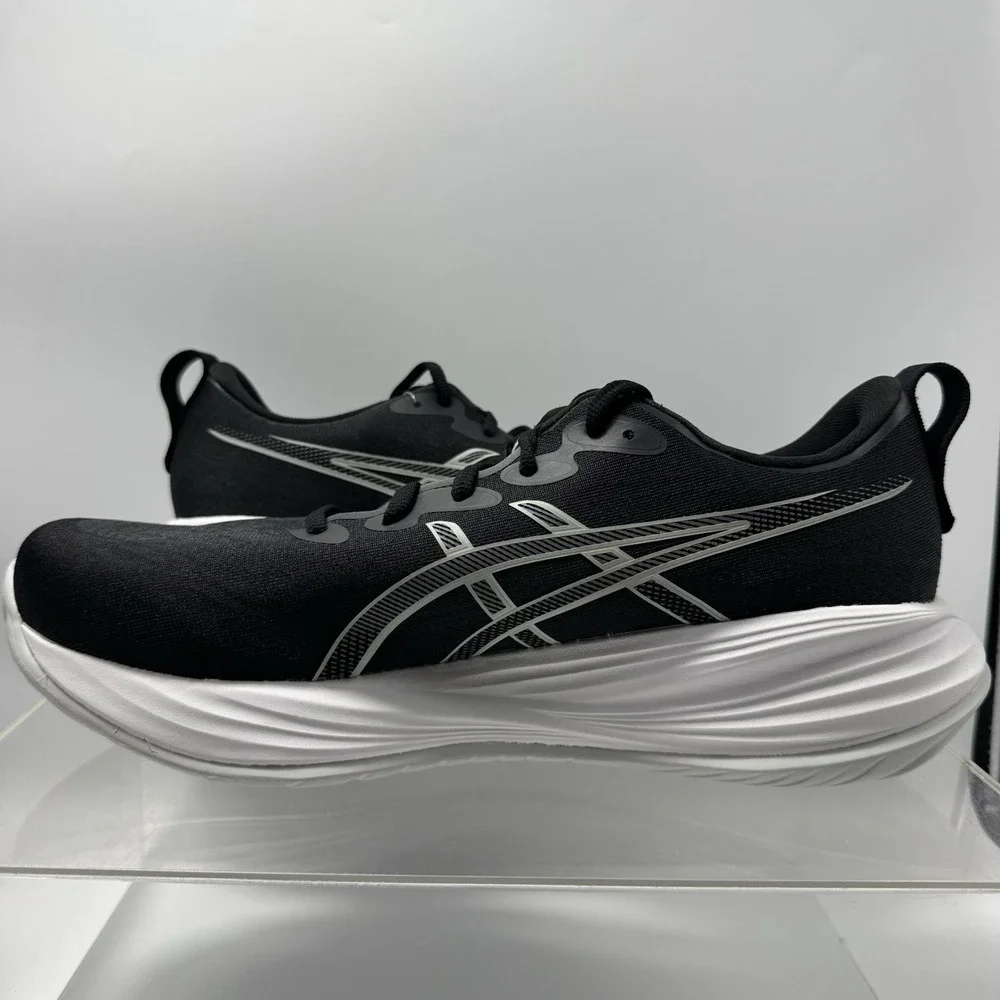 Brand New Asics Gel Cumulus 27 Black Concrete 1011B981-002 Men's Size 13 WIDE